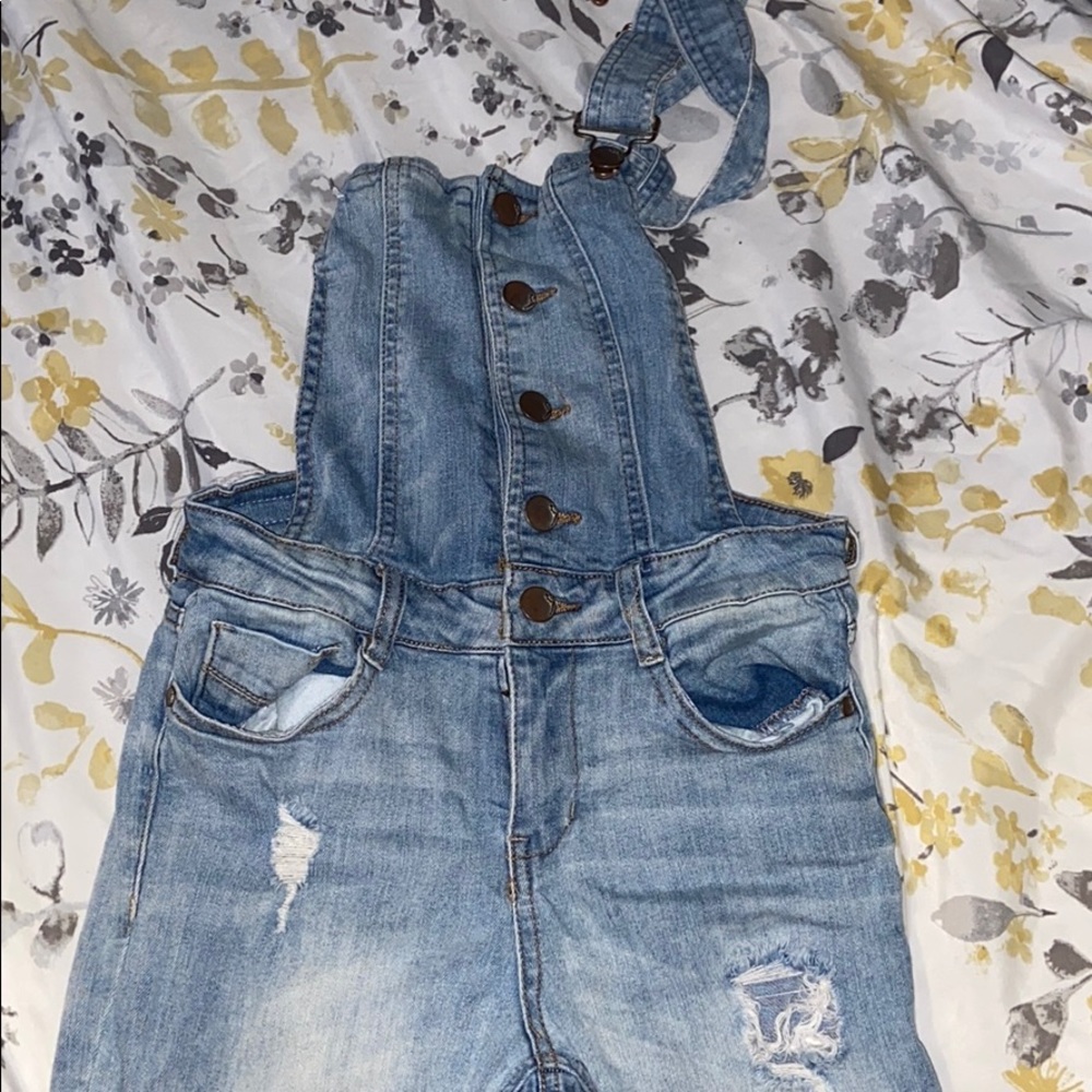 A pair of overalls.